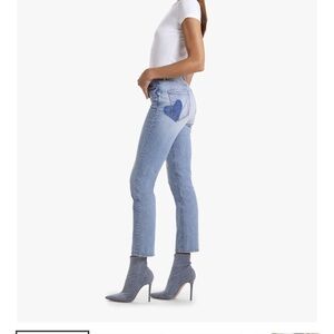 NWOT MOTHER | The Button Fly Dazzler Ankle | Size 25